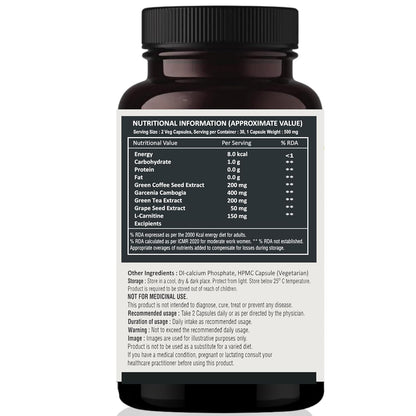 Outsup Keto Fat Burner for Weight Loss Products Supplement for Women and Men with L-Carnitine, Garcinia Cambogia & Green Coffee Extract | Weight Management | 60 Veg Capsules