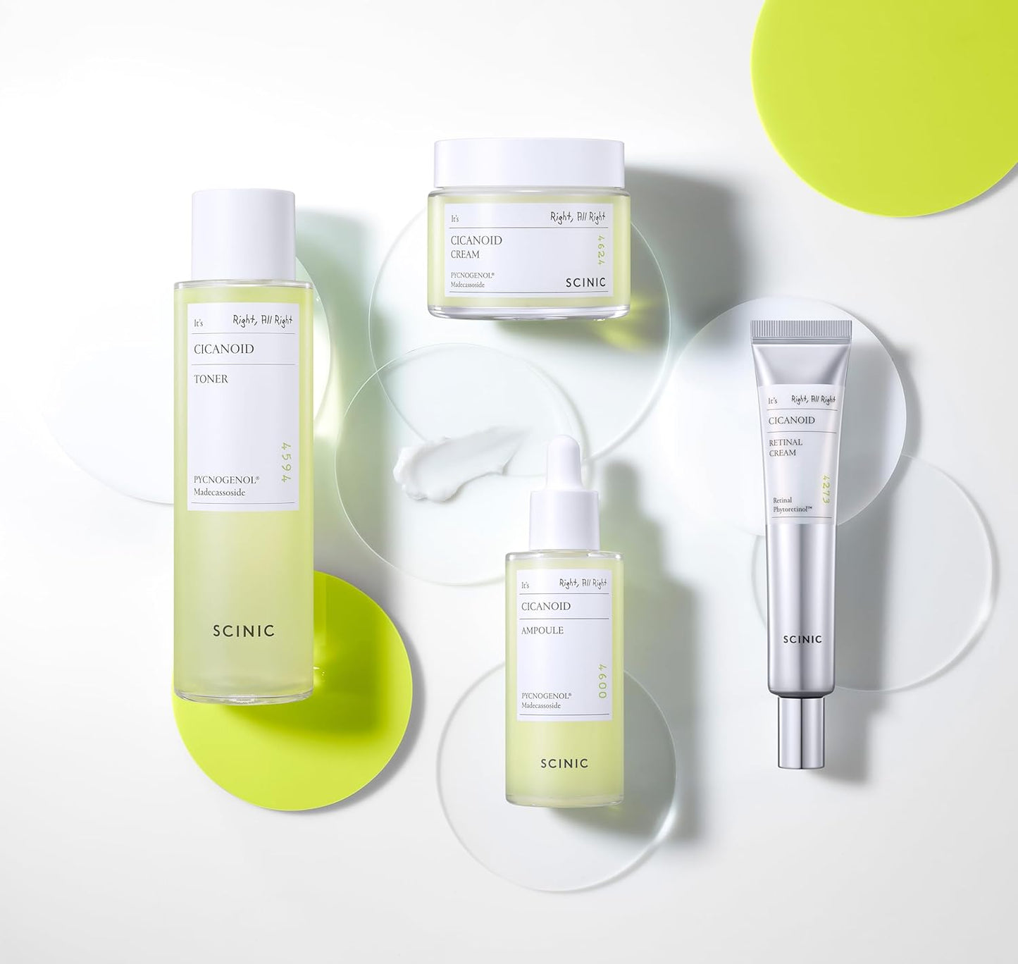 SCINIC Cicanoid Cream, Resilient, Moisturizing, Soothing and anti-aging, Repair skin barrier, Centella Korean Cosmetics - 80ml