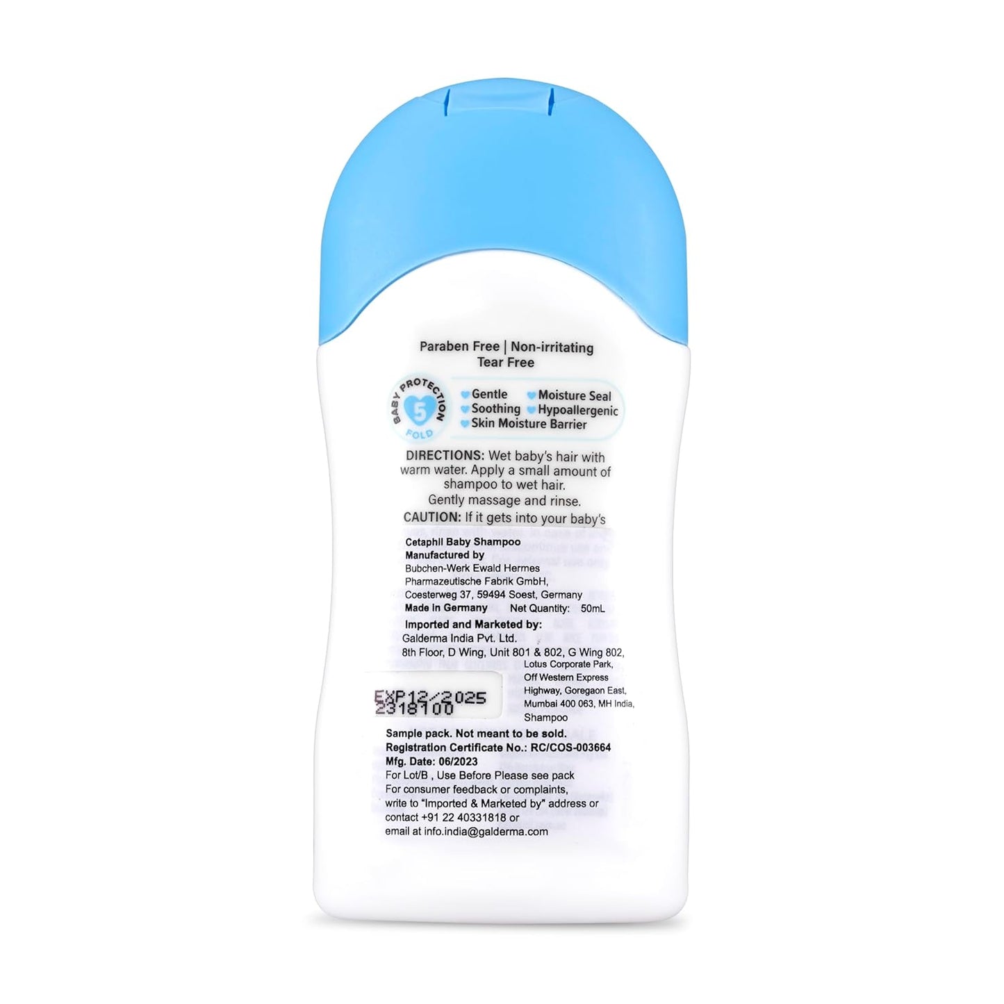 Cetaphil Baby Shampoo With Natural Chamomile - (50ml)
