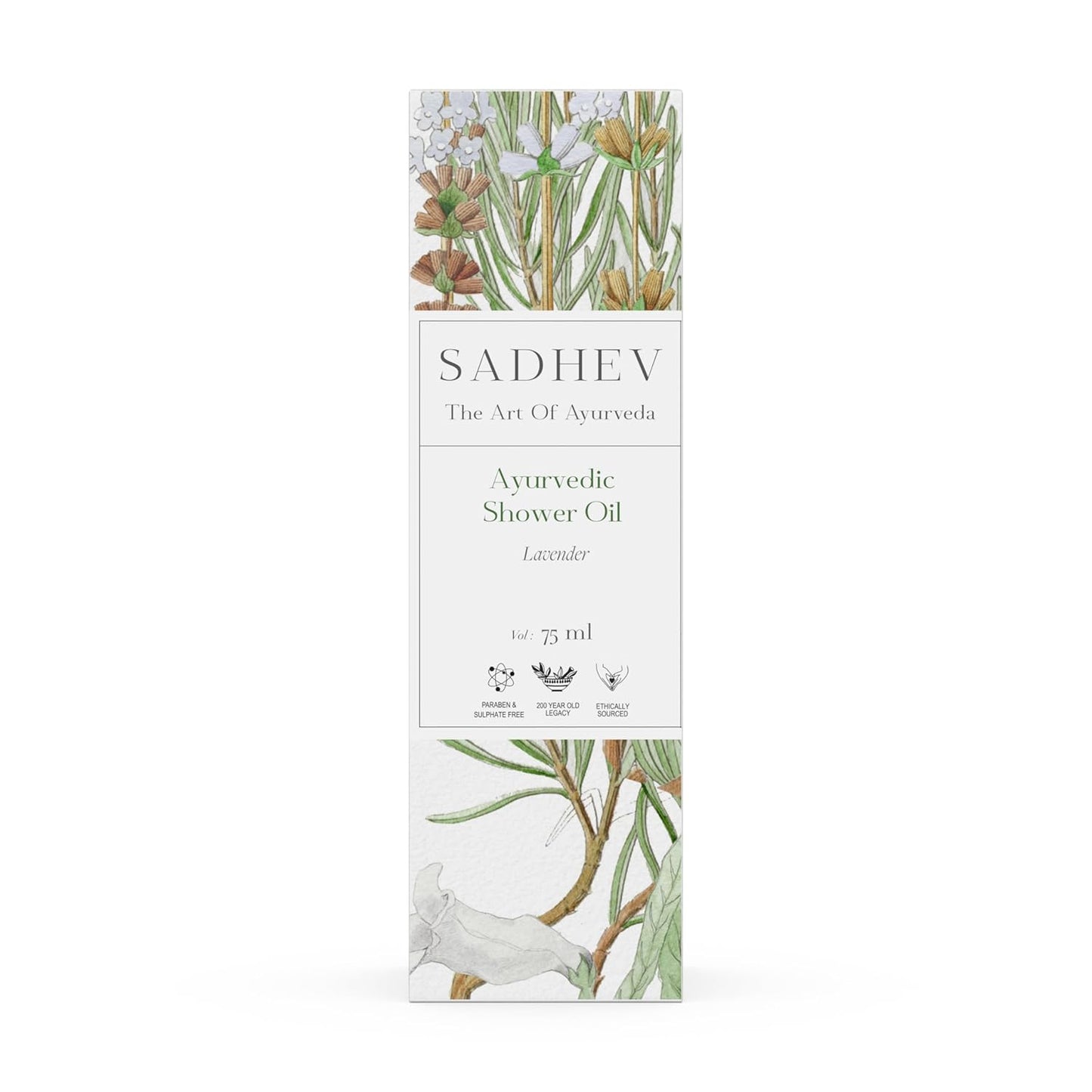 Sadhev Lavender Shower Oil - 75ml
