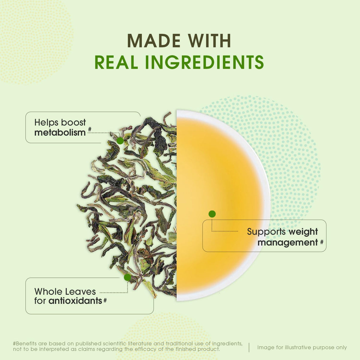 Teabox Green Tea Loose Leaves | Made with Whole Leaf, Sourced from Highlands | 0% Bitterness Assured | 100G