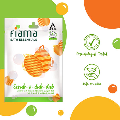 Fiama Bath Essentials Scrub-A-Dub-Dub Bathing Scrub, Dermatologist Tested, Safe on Skin, Pack of 1