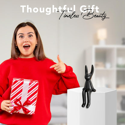 Nostrae Rabbit Show Pieces for Home Decor Living Room Decor Items | Cute Animals Showpieces Gift Item for Decoration | Center Table Tv Showcase Shelf Office Desk Interior Statue Figurines