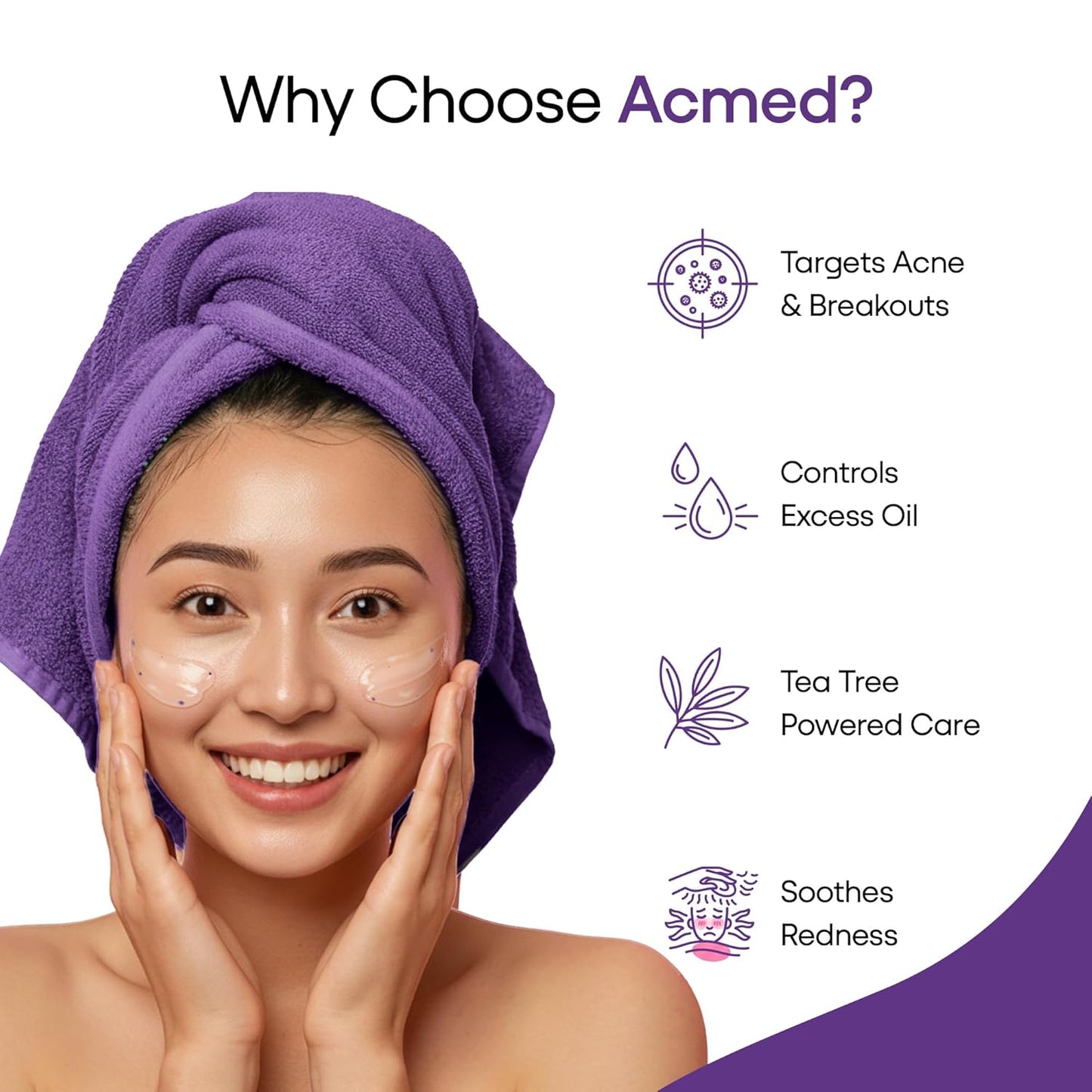 Acmed Pimple Care Face Wash for Acne Prone Skin (200grams) : Pack of 01