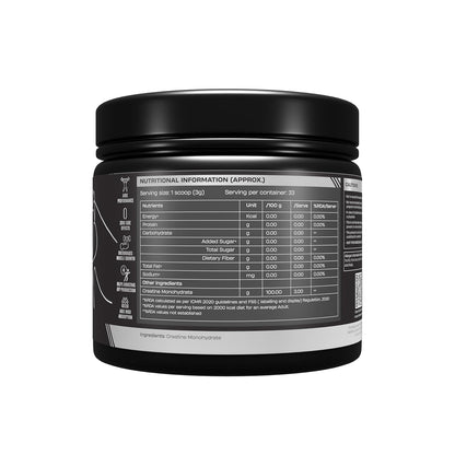 BeastLife Micronised Creatine Monohydrate with Free Shaker | 100g | 33 Servings | Unflavoured | NABL Lab Tested | Rapid Absorption for Muscle Strength & Athletic Performance | Super Micronised Creatine Powder