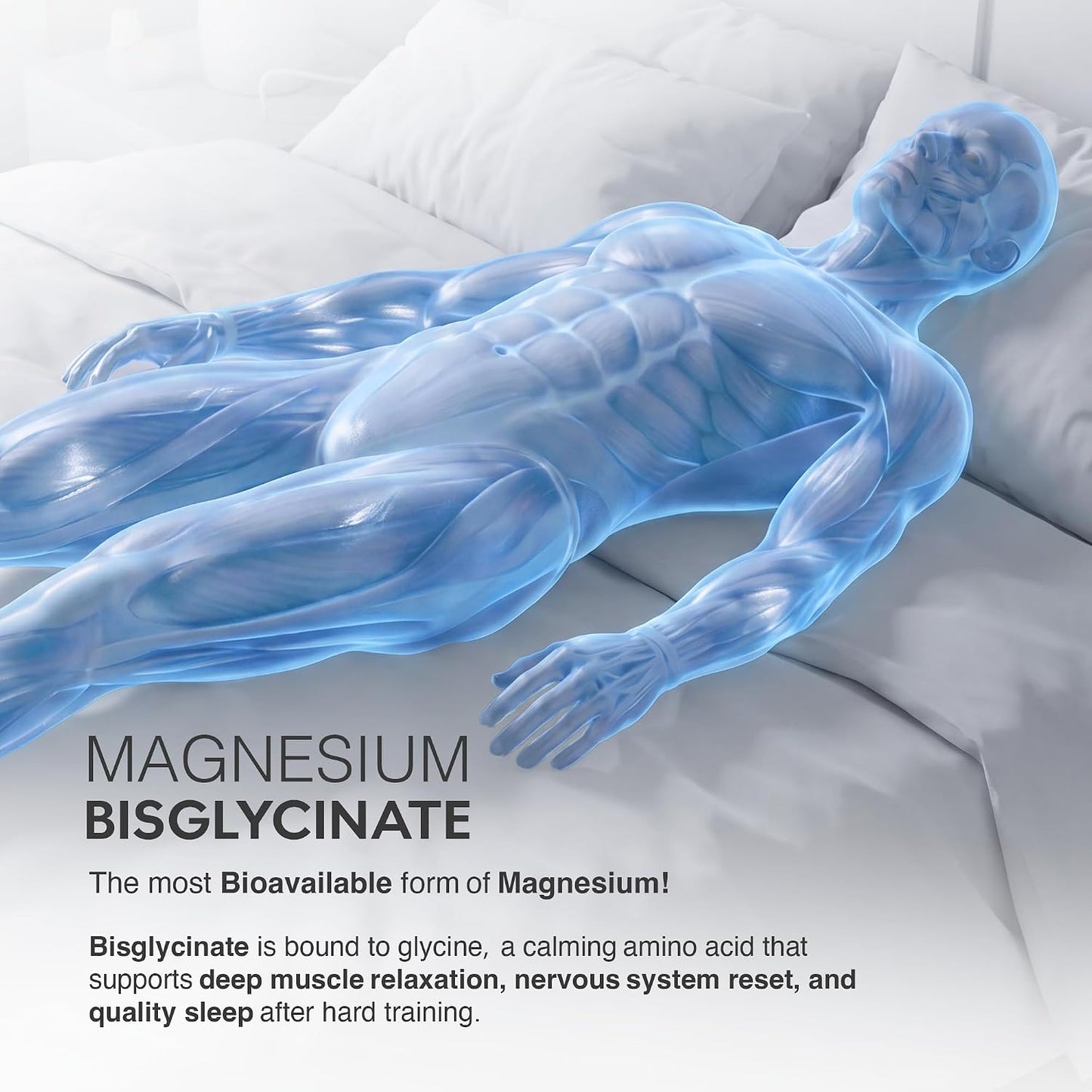 MuscleBlaze Magnesium Matrix Tablets | 440mg Elemental Magnesium | Supports Performance, Recovery & Sleep