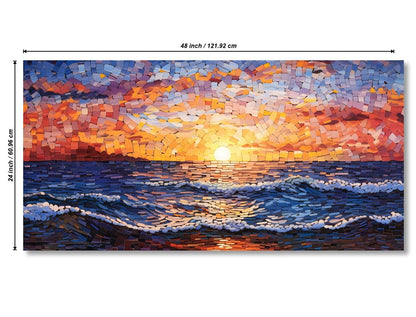 Unframed Rolled Art Print||Abstract Art Canvas Wall Art Print for Home Décor And Office||Unframed canvas Painting For Wall decor||Home wall and Office Interior CR-211