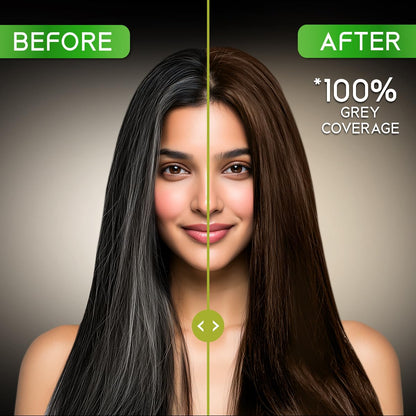 Indica Xpress Crème Hair Color Dark Brown 3 | 60g+75ml | 10min Color | No Ammonia | Onion, Coconut & Argan Oil | 100% Grey Coverage | Lasts Up to 32 Washes