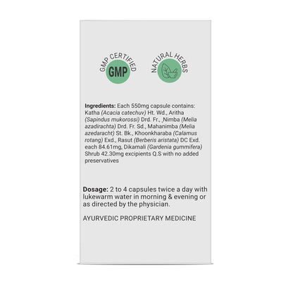 Krishna's Pilosolv Capsules | Herbal & Natural Formula for Digestion | Ayurvedic Supplement - 60 Caps