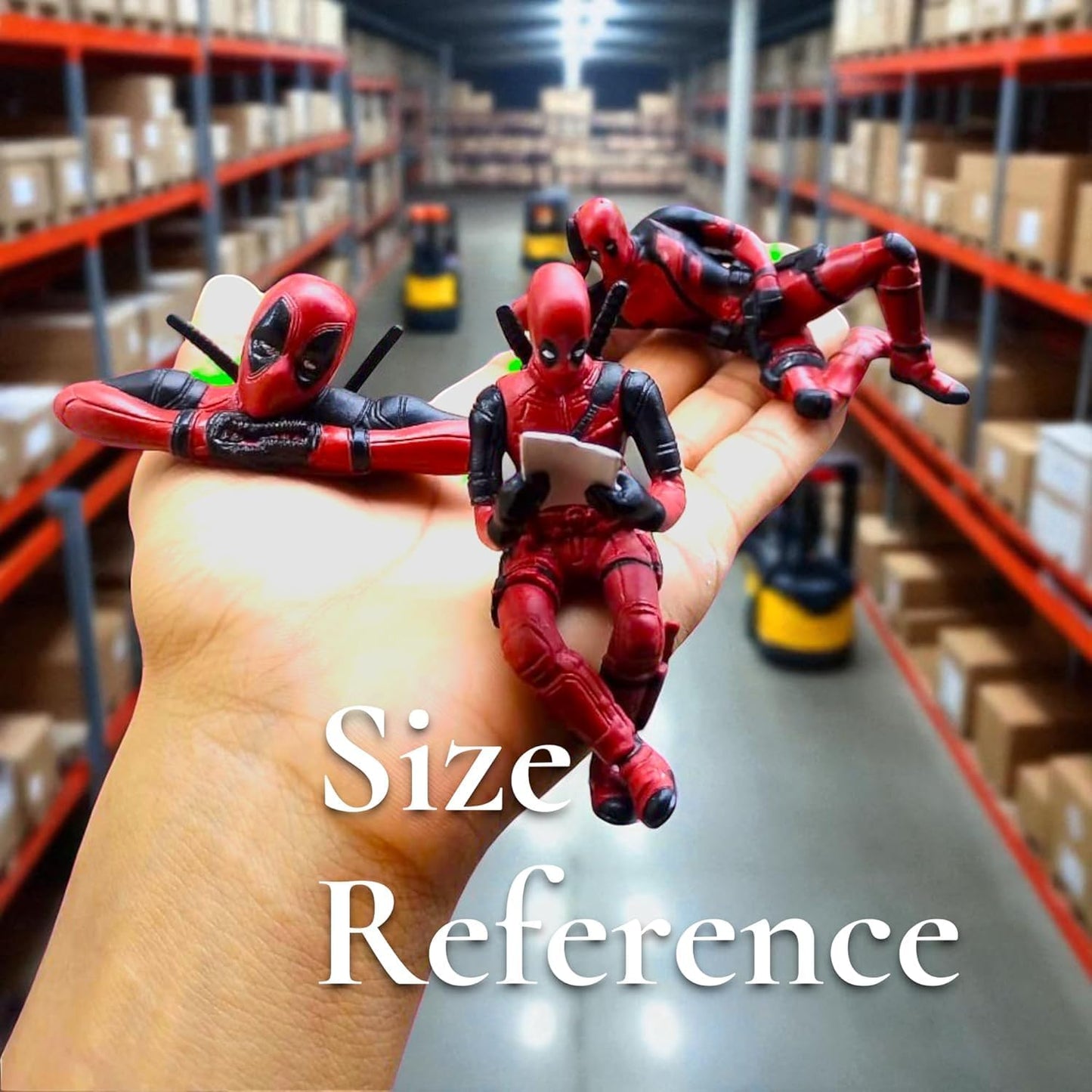Redvant PVC Action Figure Set of 3 – Desk Display for Office & Car Dashboard Decoration – Red Suit Edition Premium Detailing | car Accessories 2026
