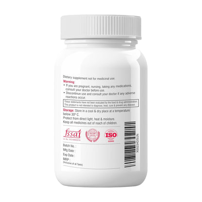 Biotrex Nutraceuticals Glutathione With Vitamin C & E, Biotin, Grape Seed Extract, Alpha Lipoic Acid, L-Lysine For Healthy Skin Health, Antioxidant Supplement - 30 Vegetarian Capsules