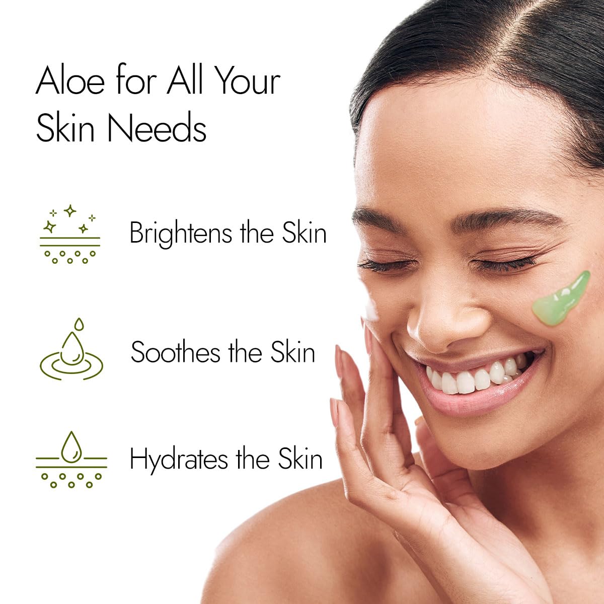 Kapiva Pure Aloe Vera Skin Gel For Face & Hair | Hydrating, Moisturizing, Soothing Skin | Multipurpose Gel