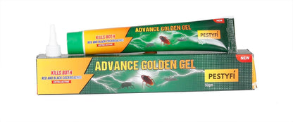 Advance Golden Gel Cockroach Killer 50g | Herbal, Non-Toxic, Odourless | Child & Pet Safe | Long-Lasting | Indoor & Outdoor Safe | Safe for Home & Travel Friendly