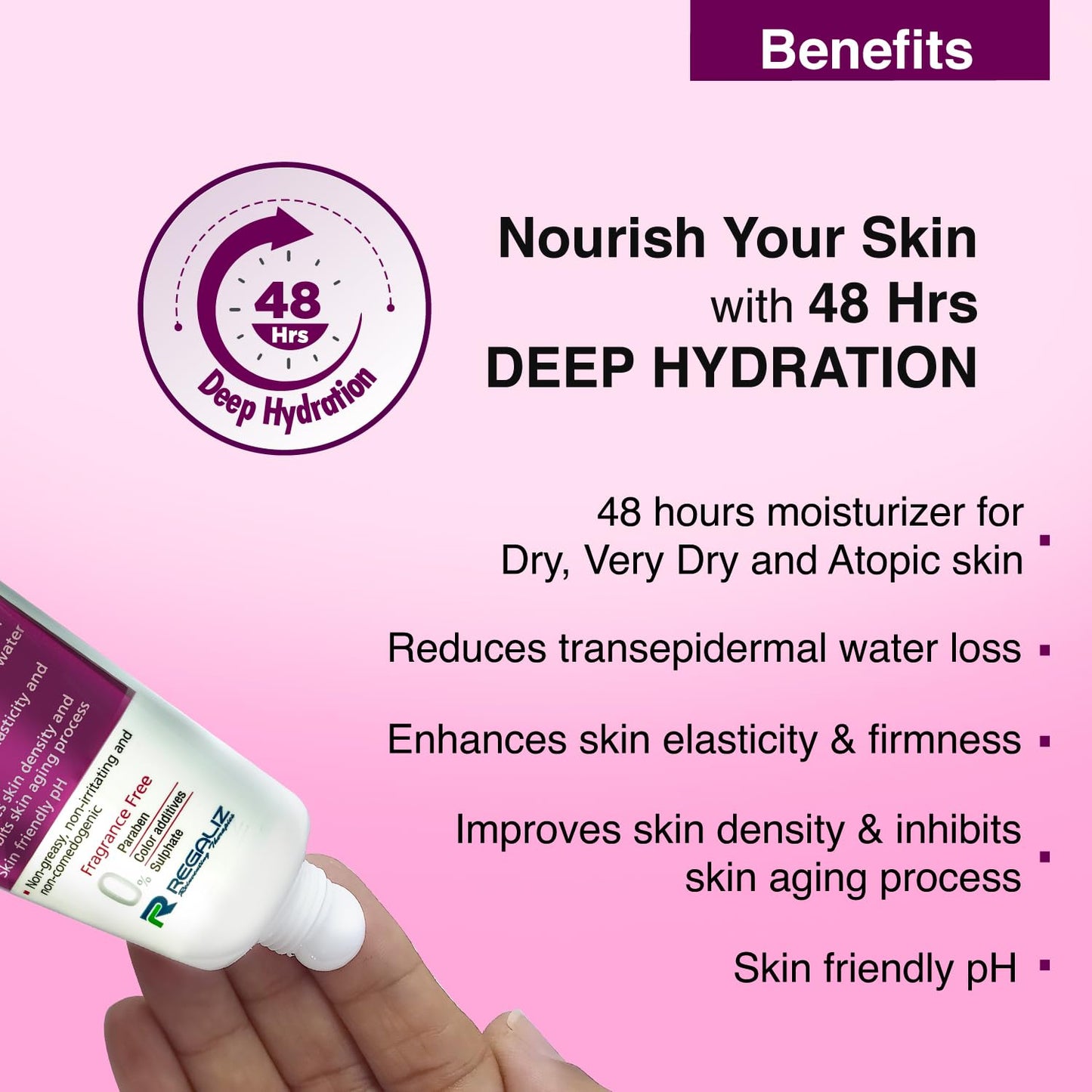REGALIZ Hydronic Moisturizing Cream: Intense Hydration for Dry Skin