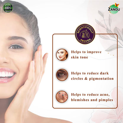 Zandu Kumkumadi Taila (30ml): Ayurvedic Face Oil for Glowing Skin | Skin Brightening Serum with Saffron & 25 Potent Herbs | Helps Improve Skin Radiance | Helps Reduce Acne, Pimples | Both Men & Women