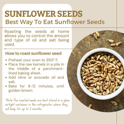 Bliss of Earth Dehulled Sunflower Seeds 500gm For Eating & Weight Loss, Naturally Organic Superfood