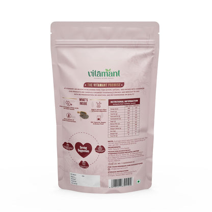 Vitamant Premium Raw Chia Seeds | Natural, Vegan & Gluten-Free | Rich in Omega-3, Fiber & Protein | Energy-Boosting Superfood for Weight Loss & Heart Health – 200g