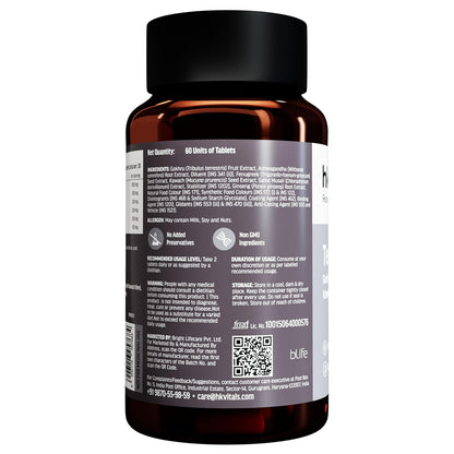 HealthKart hk vitals Testo Bold (60 Tablets) | Testosterone Booster for Men| For Energy, Stamina, & Strength