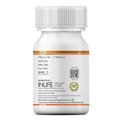 INLIFE Flaxseed Oil Omega 3 6 9 Supplement, Extra Virgin Cold Pressed 500 mg - 60 Vegetarian Capsules (Pack of 1)