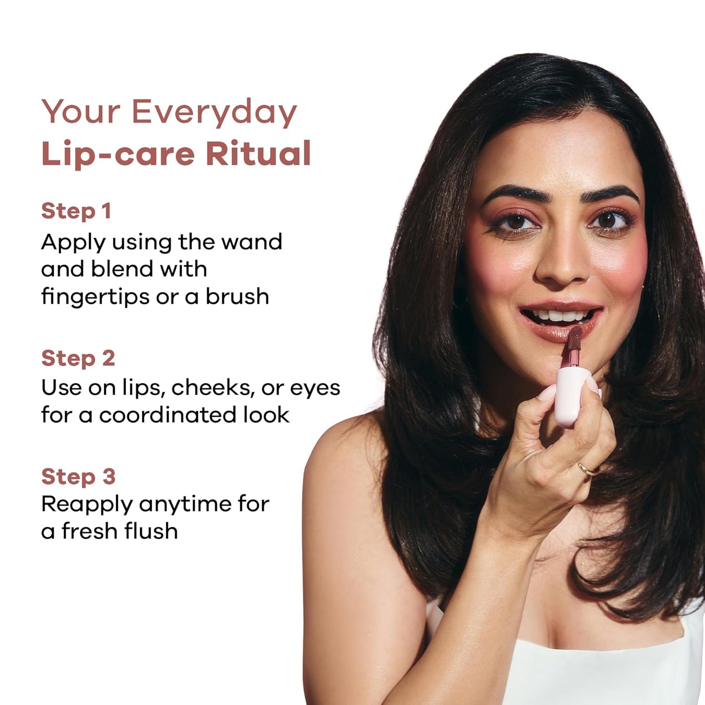 Earth Rhythm Tender Tint for Lip & Cheek with Pure Plant Pigments 10 H Stay - Cider