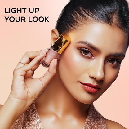 RENEE You are Glowing Liquid Highlighter for Face Makeup – Rose Glow | Illuminating, Dewy Finish | Long-Lasting, Radiant, Pearly Finish | Vitamin E, Jojoba Oil Infused | 6 ml
