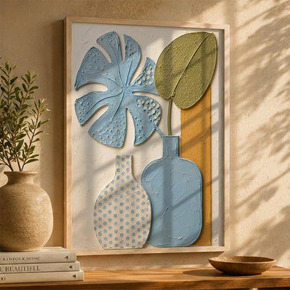 Boho Art Home Decoration Painting | Boho Painting With Frame For Living Room Bed Room Hotel Wall Decor Digital Reprint (14X20 inch)