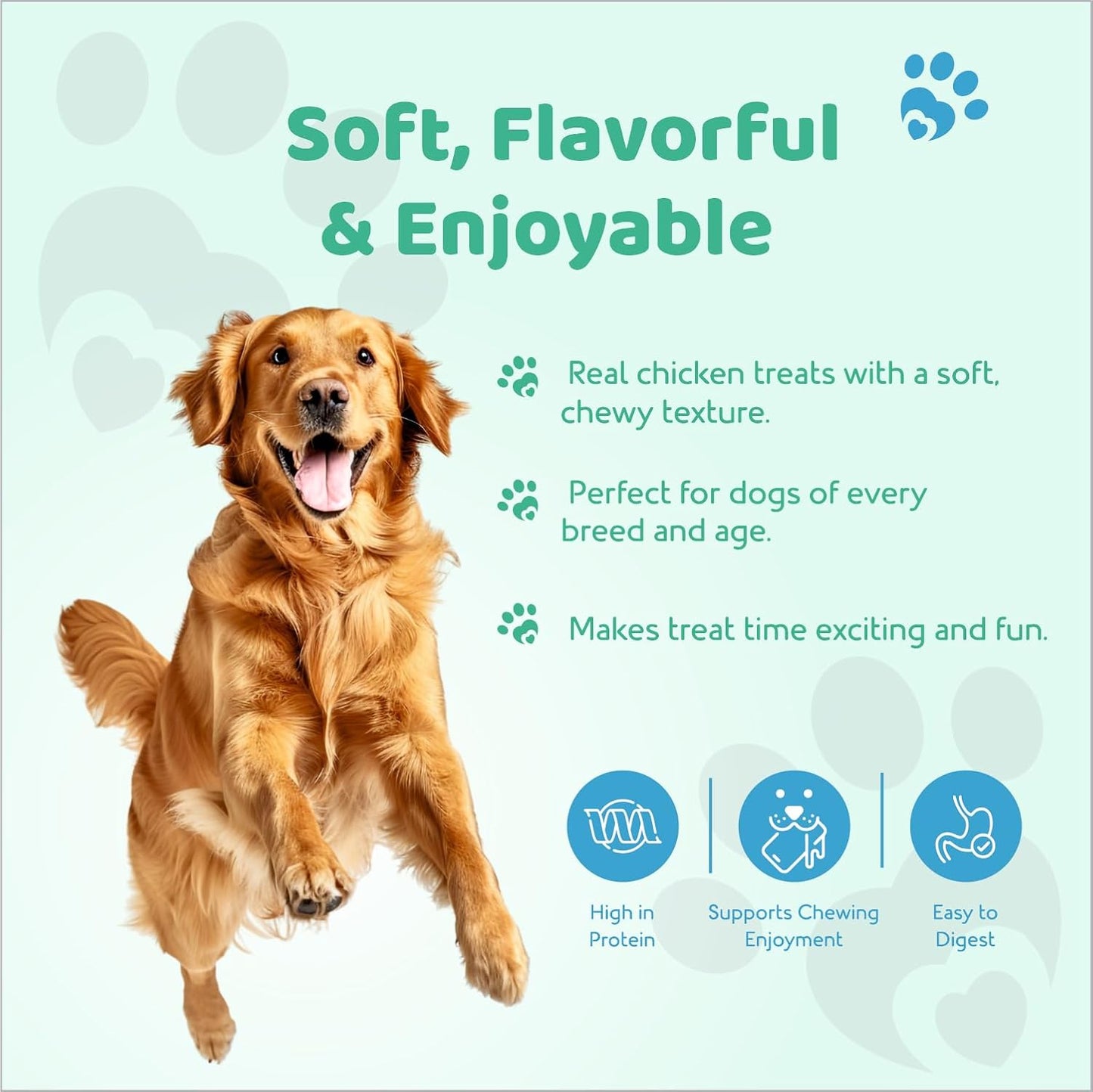 Petoska Chicken & Spinach Rings Dog Treats – 100 g Soft, Protein-Rich Ring-Shaped Snacks for Puppies and Adult Dogs, Natural Vegetable-Infused Reward for All Breeds