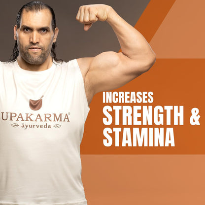 UPAKARMA Safed Musli Capsules (500 mg) | Stamina & Vitality Booster for Men | 90 Veg Capsules - Pack of 1