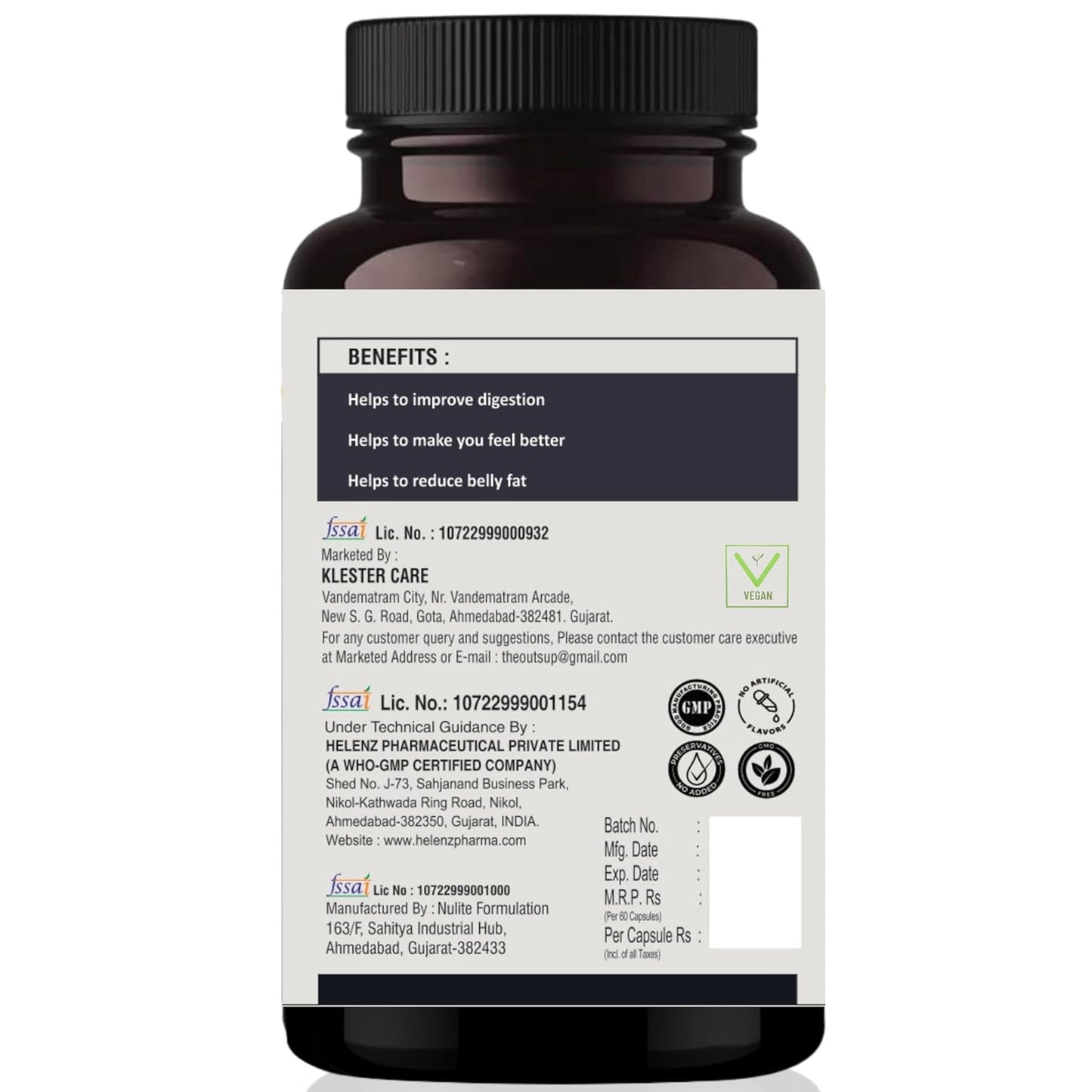 Outsup Keto Fat Burner for Weight Loss Products Supplement for Women and Men with L-Carnitine, Garcinia Cambogia & Green Coffee Extract | Weight Management | 60 Veg Capsules