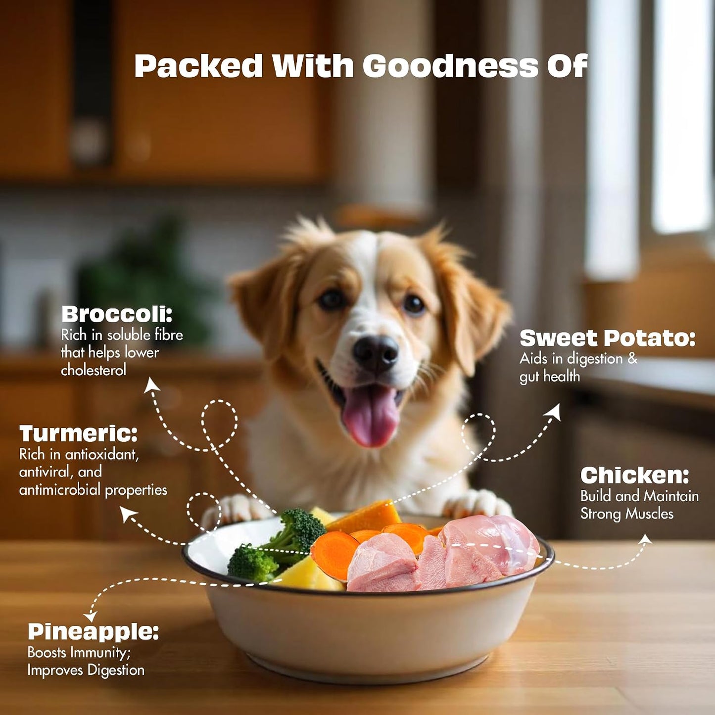 Pawfect Nature's Feast Tropical Twist Freeze-Dried Chicken Treats for Dogs - 80% Chicken, 20% Tropical Fruits & Veggies - 100% Natural - Grain-Free, High Protein Training Treats (50g/1.76oz)