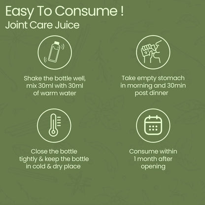 Krishna's Joint Pain Care Juice - 1000 Ml | Natural Pain Reliever |9 Powerful Herbs Like Rasana, Kutaki, Daru Haridra Ashwagandha Strengthens The Muscle