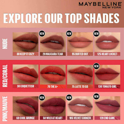 Maybelline New York Superstay Teddy Tint - Lip and Cheek Color - Heart Locket, 5ml