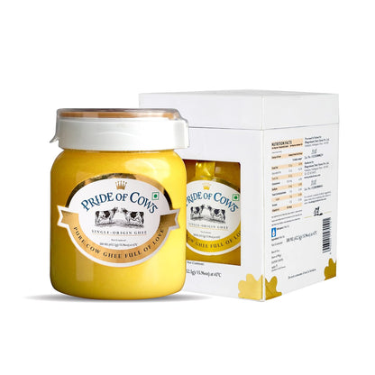 Pride Of Cows Pure Ghee I Single Origin I Untouched by Human Hands I Farm Fresh Granular Cow Ghee I 100% Pure,Natural & Healthy I Easy To Digest I Rich In Healthy Fats I No Added Preservative