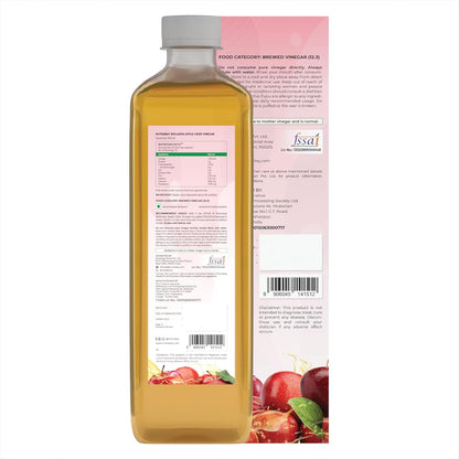 Nutrabay Wellness Apple Cider Vinegar - ACV with Mother of Vinegar | Raw, Unfiltered, Unpasteurized - 750 ml