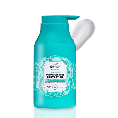 Foxtale Hydrating Body Lotion with Hyaluronic Acid & Ceramides | 72-hour Hydration | Lightweight & Non-Sticky | Long Lasting Musk Fragrance | Body Lotion for Men & Women | All Skin Type | 200 ml