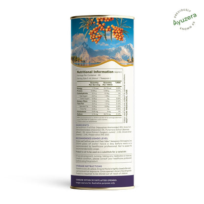 wellwith Ayuzera DiaboWin (Diawell) Karela & Jamun Diabetic Care Juice with Seabuckthorn 300ml | Chirata and Punarnava | Ayurvedic | Makes Upto 50 Glass Juice (300ml, Pack of 1)