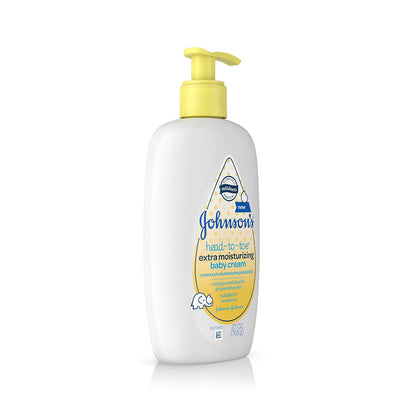 Johnsons Head-To-Toe Extra Moisturizing Baby Cream, 27 Oz