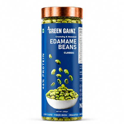 Edamame Beans Classic Flavor - 200g Value Pack | Protein Rich Snack | Simple Taste | Low Salt | Snack for adults | Fiber Rich | Low Carb | Keto Friendly | Lab Tested