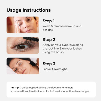 Cureskin Eye Brow & Lash Oil | Nourishes and Strengthens (7 ml) | Eyelash Growth Serum | Lash Serum for Eyelash Growth