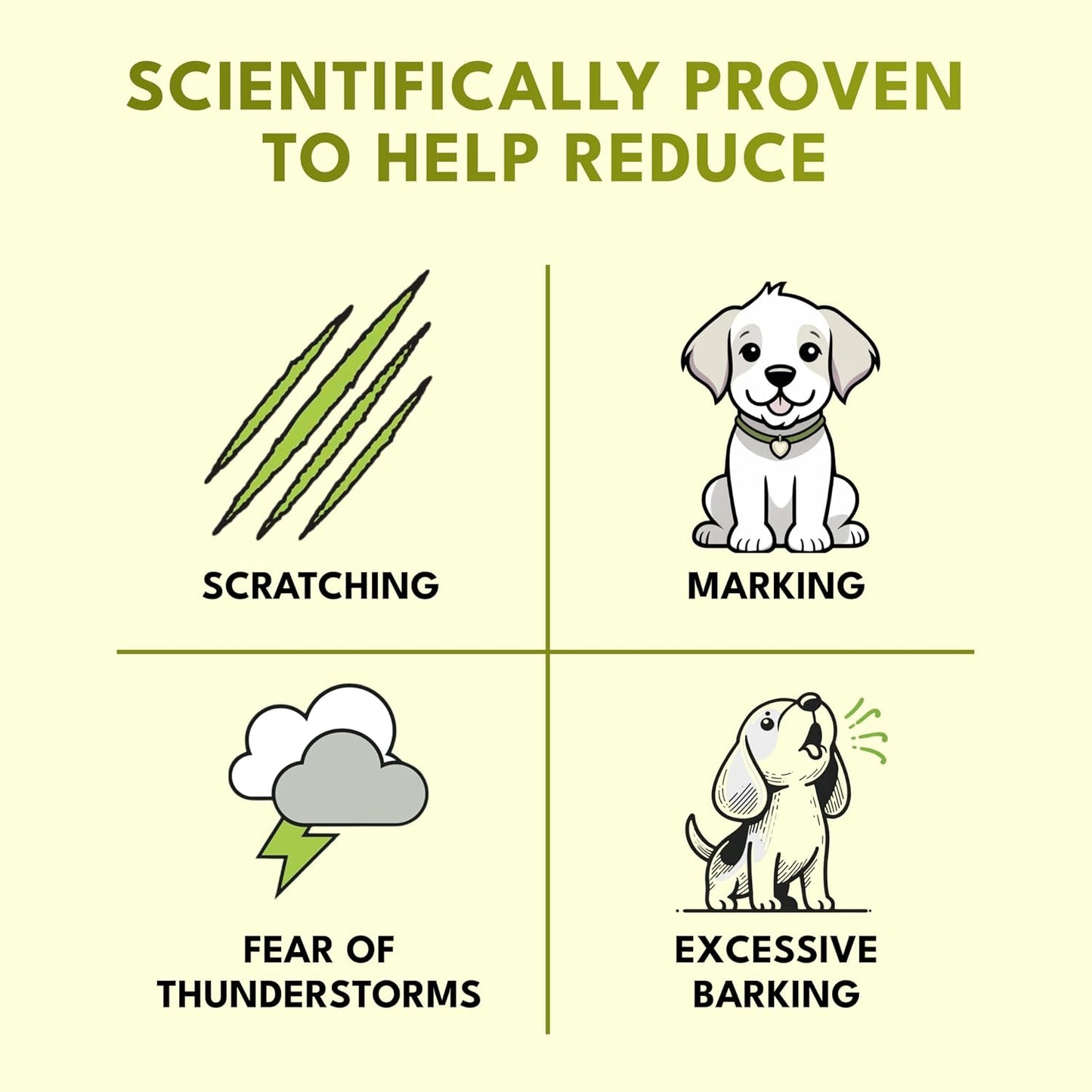 Petroyale Calming Chews for Dogs | Reduces Stress & Aggression in Dogs | Dog Behaviour Management | Non-Drowsy | Anti-Anxiety & Long-Lasting Relief | Suitable for Daily Use | 20 Soft Chews