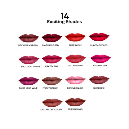FACESCANADA Comfy Matte Pro Liquid Lipstick - Umber Fix 10, 5.5 ml | 10HR Longstay | Intense Color | Macadamia Oil & Olive Butter Infused | Lightweight Super Smooth | No Dryness | No Alcohol