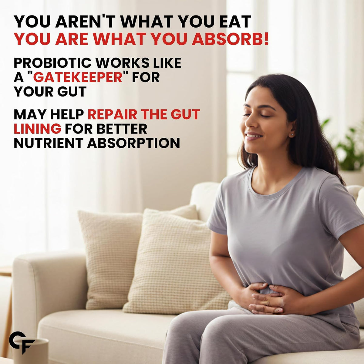 Carbamide Forte Women’s Probiotics Supplement 60 Billion CFU | Gut Health Supplements with Cranberry Extract | Pre & Probiotics Supplement for Gut Health | 60 veg Capsules