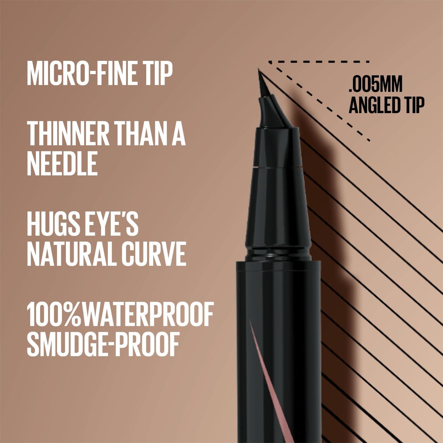 Maybelline New York Nano Sculpt Pen Eyeliner Laser Black | 0.6ml