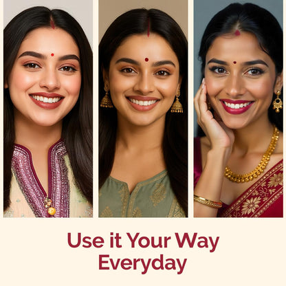 Mamaearth Liquid Matte Sindoor with Almond Extract & Vitamin E - 2.8 ml | 02 - Maroon | India’s First Made Safe Certified Sindoor | Mercury & Lead Free | Long-lasting & Smudge-proof