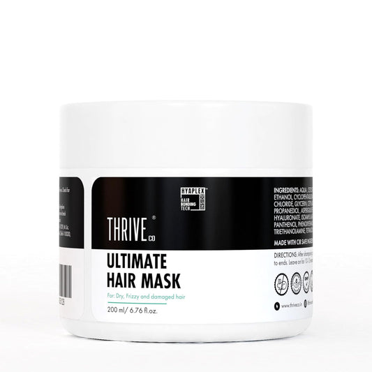 Thrive Ultimate Hair Mask jar on a white background