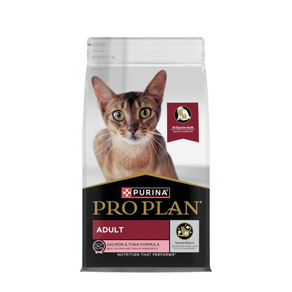 Purina Pro Plan Adult Cat Dry Food with Salmon & Tuna, 1.2kg Pack | With Salmon & Tuna, Complete & Balanced Nutrition, High Protein, Essential Vitamins & Minerals