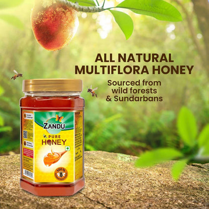 Zandu Pure Honey || 100% Pure || No Added Sugar & Adulteration, 1KG