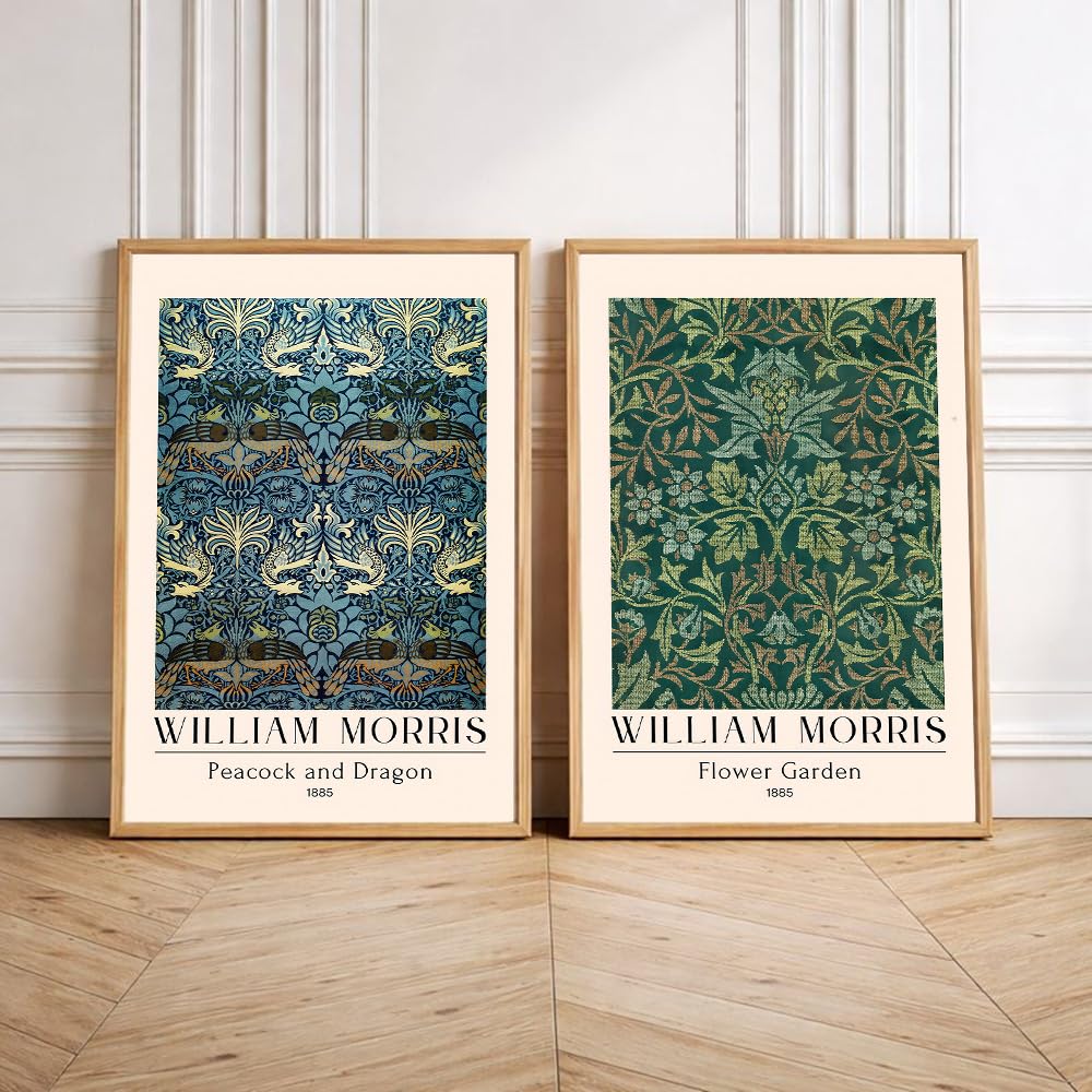 Set of 2 wall art paintings for living room & wall painting for bedroom wall decor - (10x13 Inch framed poster, Paintings for home decor)