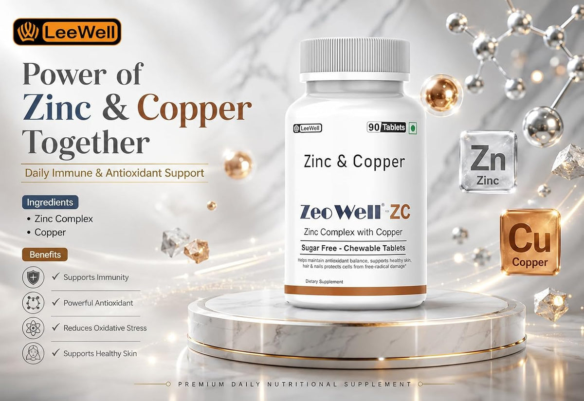 ZC (LeeWell) Zinc Copper Chewable Supplement, 90 Tablets