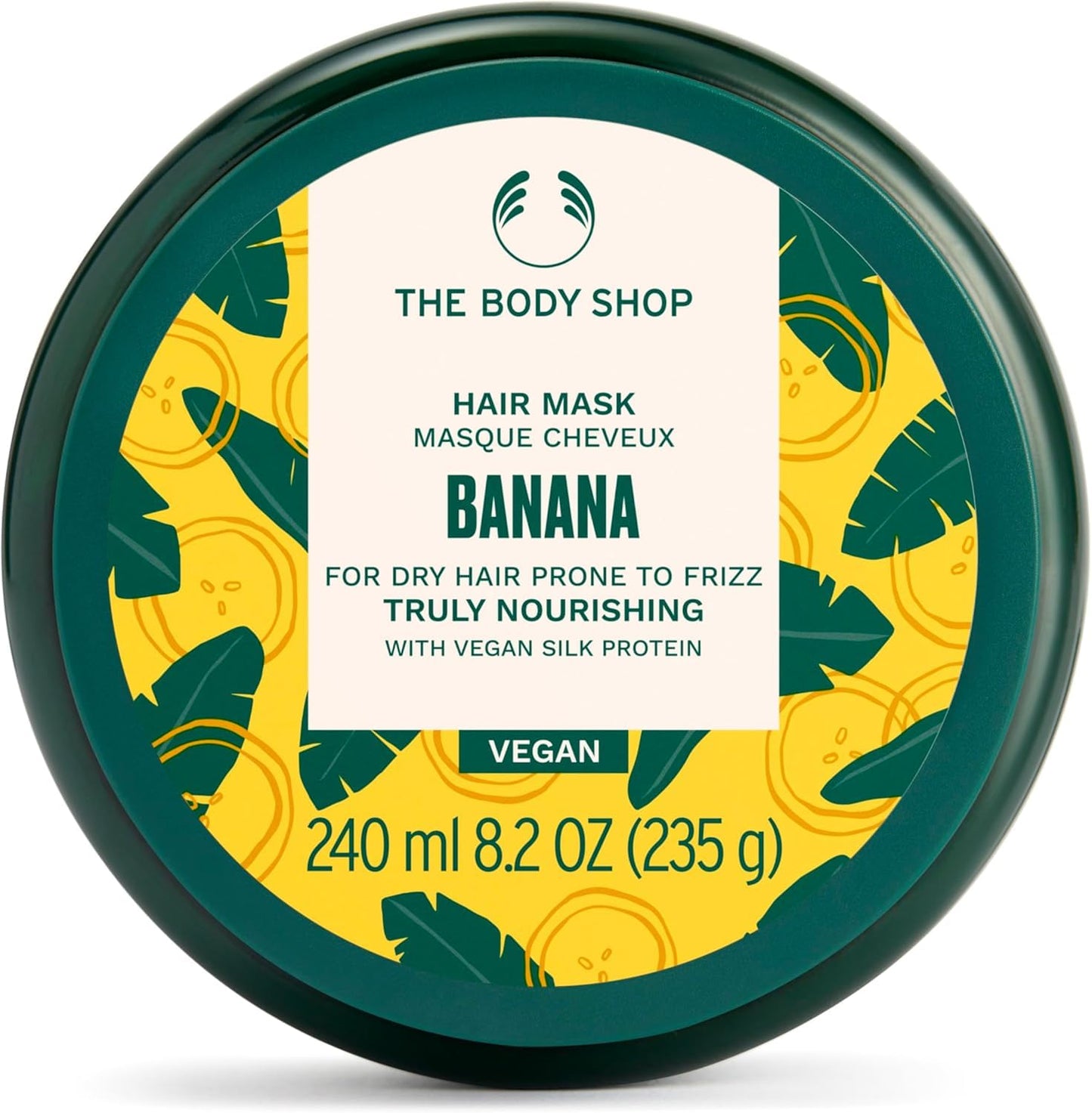 The Body Shop Banana Truly Nourishing Hair Mask, 235 g